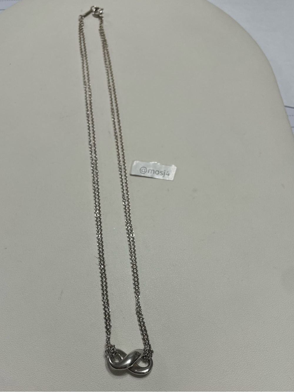 Tiffany & Co. Infinity Double Chain Necklace - Picture 2 of 4